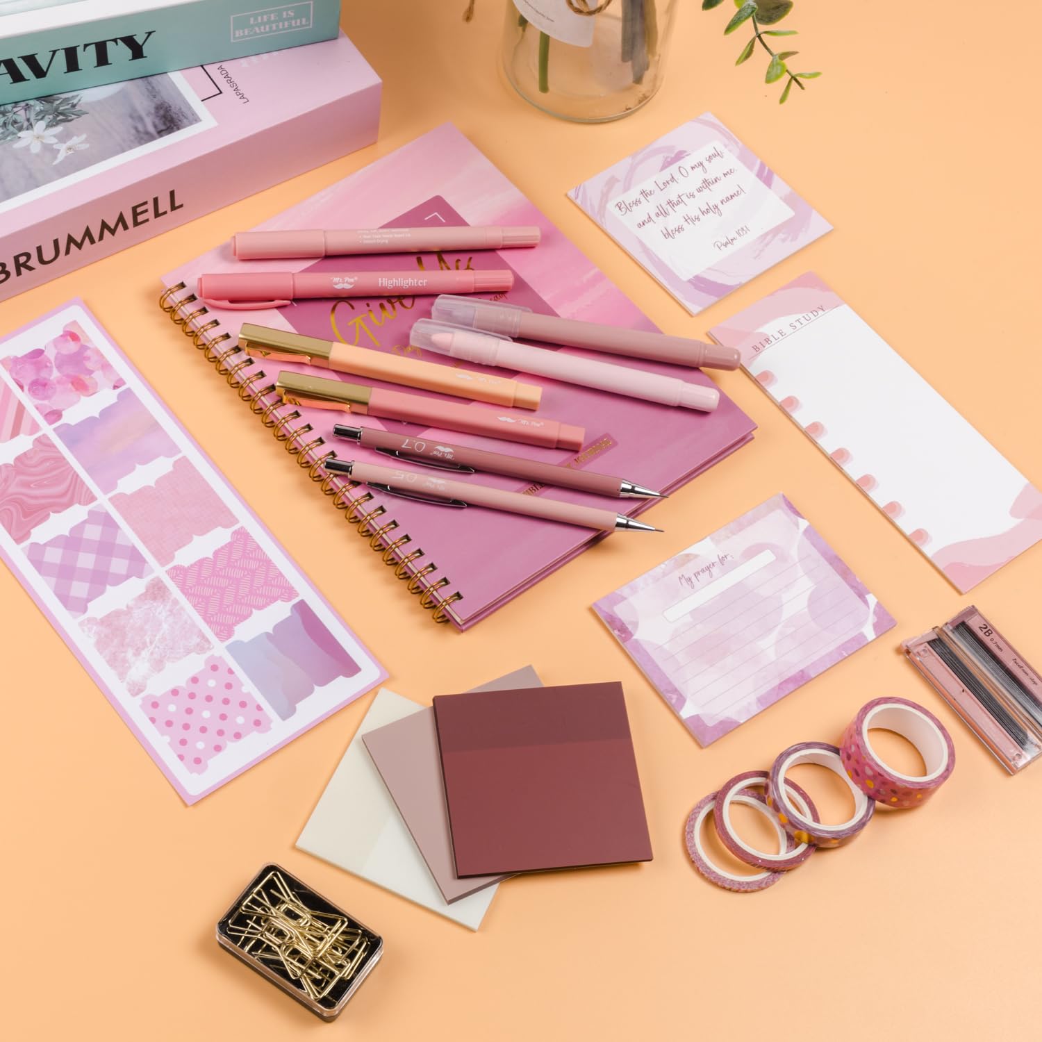 Mr. Pen- Bible Journaling Kit for Women, Ocean Breeze, Bible Highlighters and Pens No Bleed, Bible Journaling Supplies