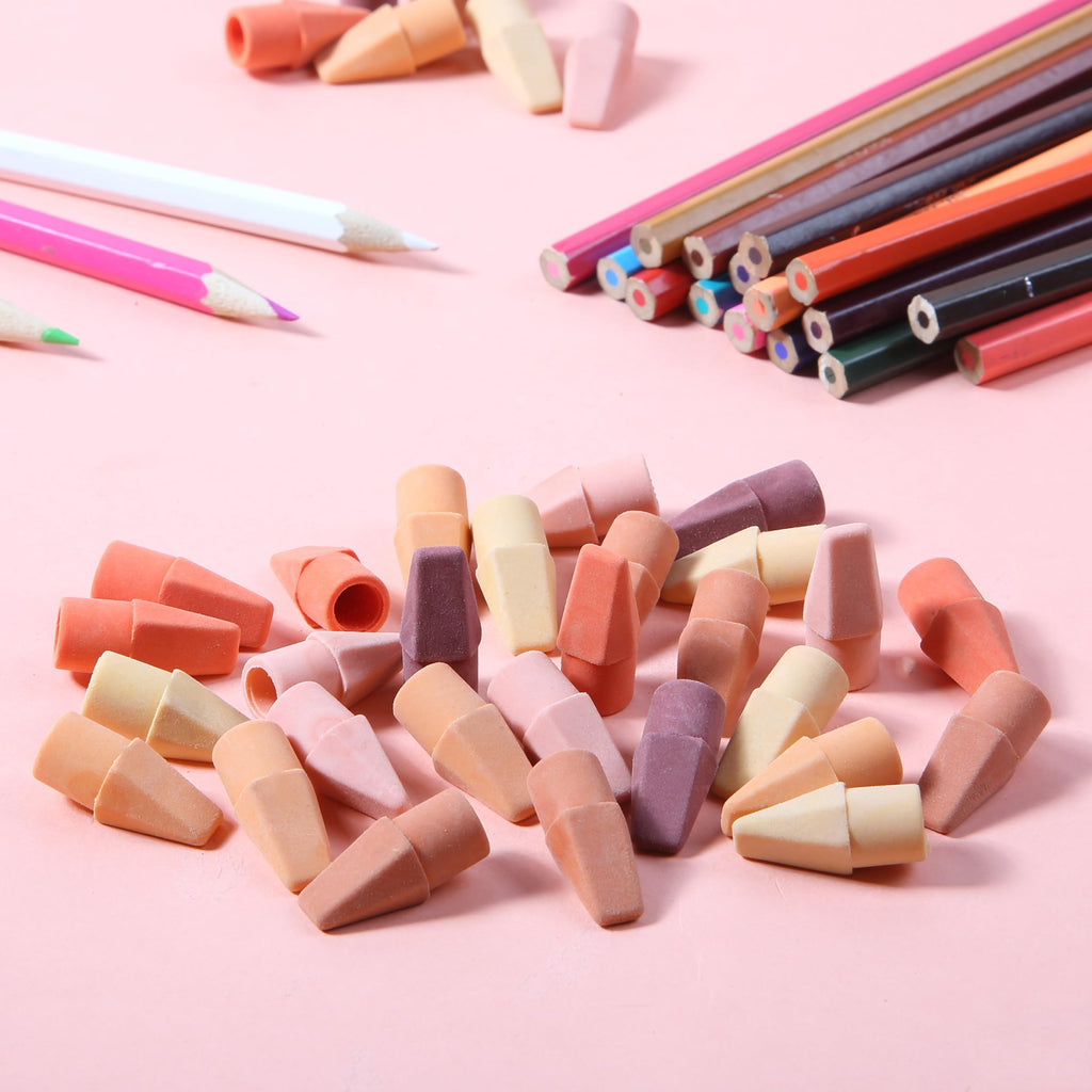 Mr. Pen Erasers for Pencils, 120 Pack, Pencil Top Erasers, Eraser Caps, Cap Tops, Topper Erasers. Ereaser