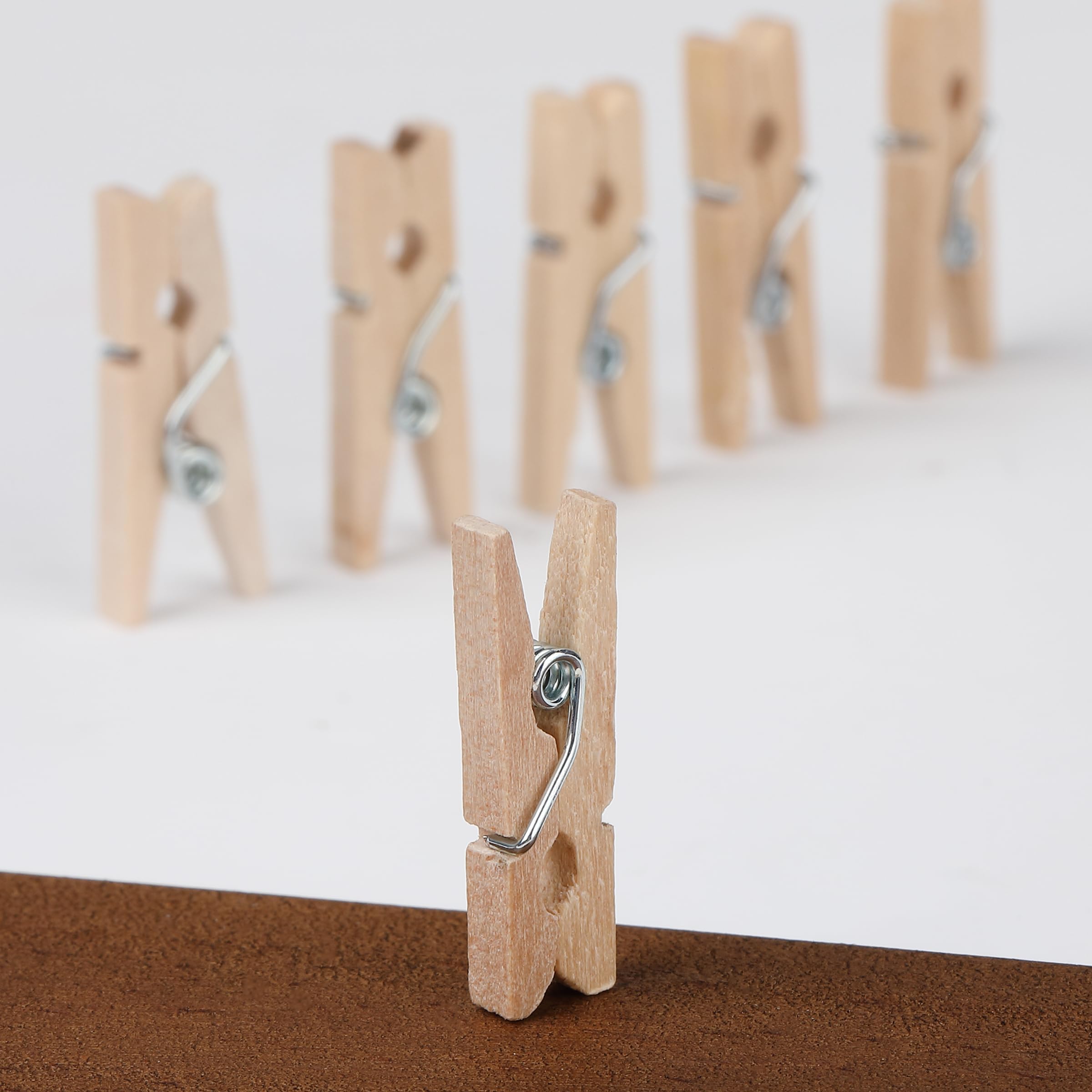 Mr. Pen- Wooden Clothes Pins, Large Natural Wood, 50 Pack, 2.9 Inch, Rust Resistant for Classroom, Crafts