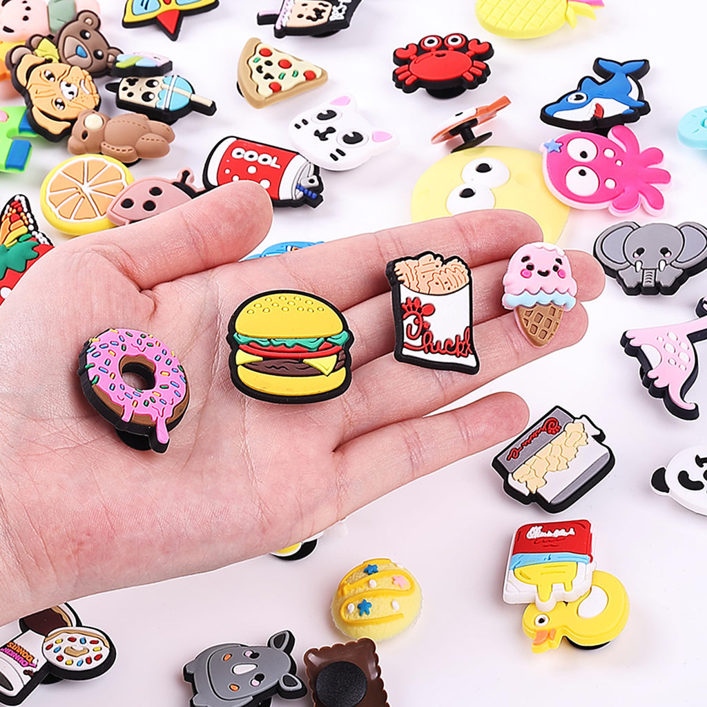 Mr. Pen- Different Charms, 30, 50, 60 Pcs, PVC Random Decoration Charms for Decoration