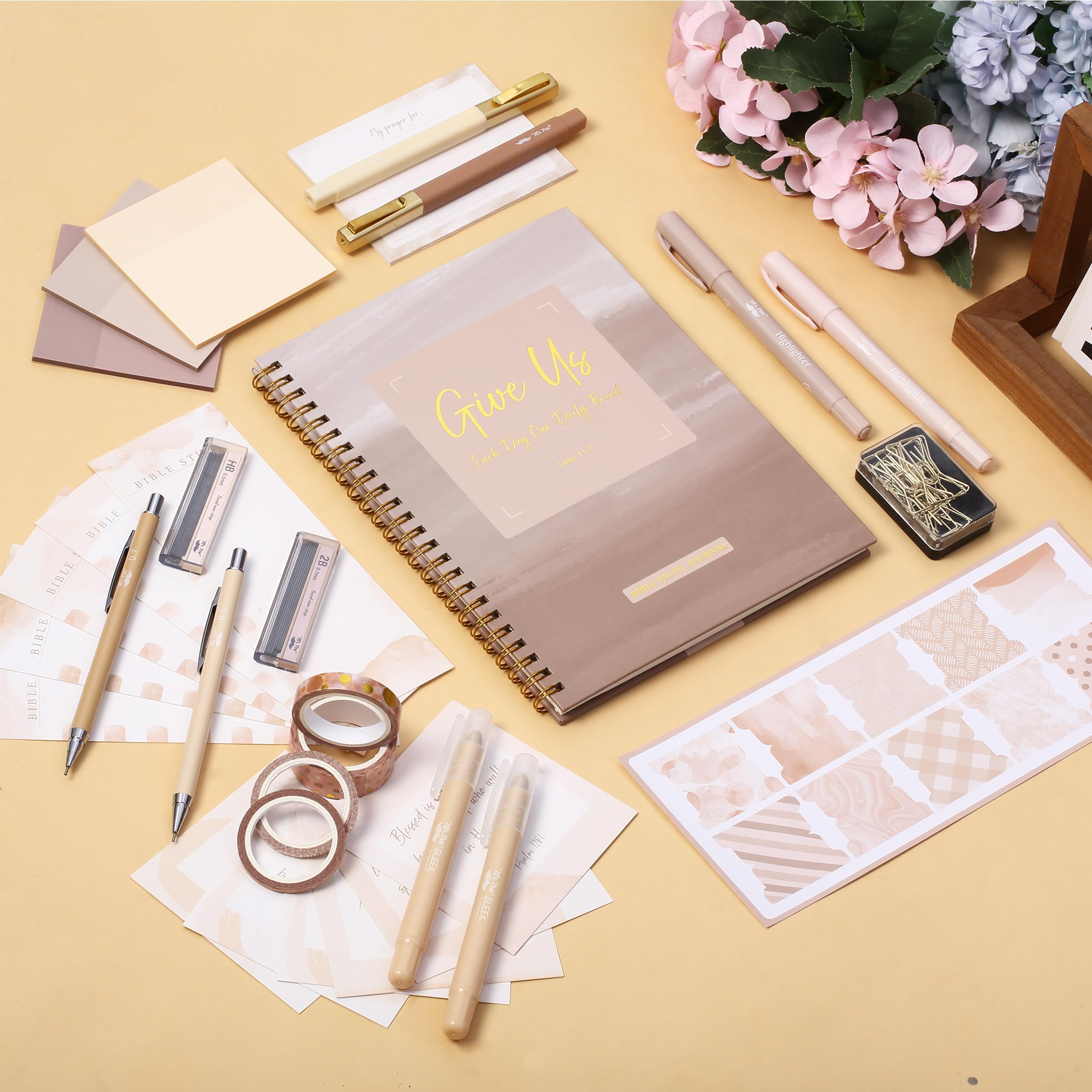 Mr. Pen- Bible Journaling Kit for Women, Golden Blush Color Theme, Bible Study Supplies Journaling Kit