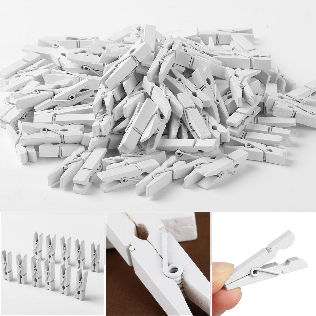 Mr. Pen- Wooden Clothes Pins, Large Natural Wood, 50 Pack, 2.9 Inch, Rust Resistant for Classroom, Crafts