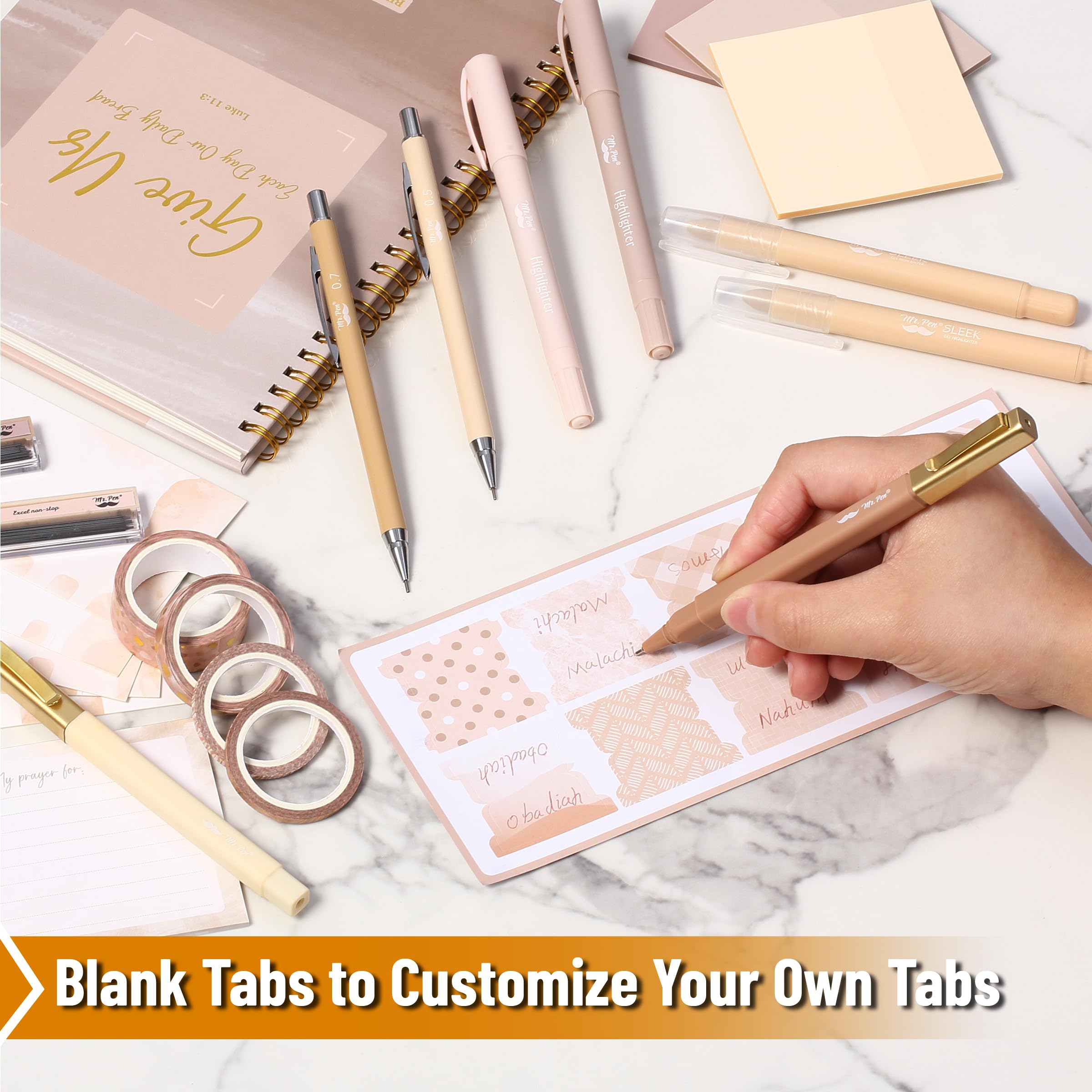 Mr. Pen- Bible Journaling Kit for Women, Golden Blush Color Theme, Bible Study Supplies Journaling Kit