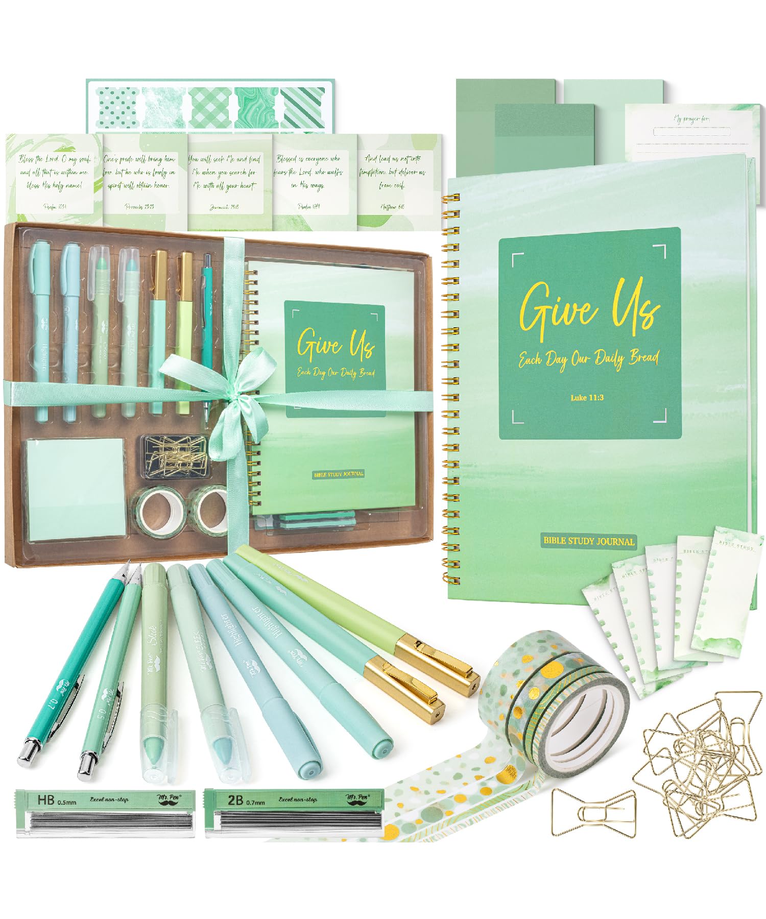 Mr. Pen- Bible Journaling Kit for Women, Ocean Breeze, Bible Highlighters and Pens No Bleed, Bible Journaling Supplies