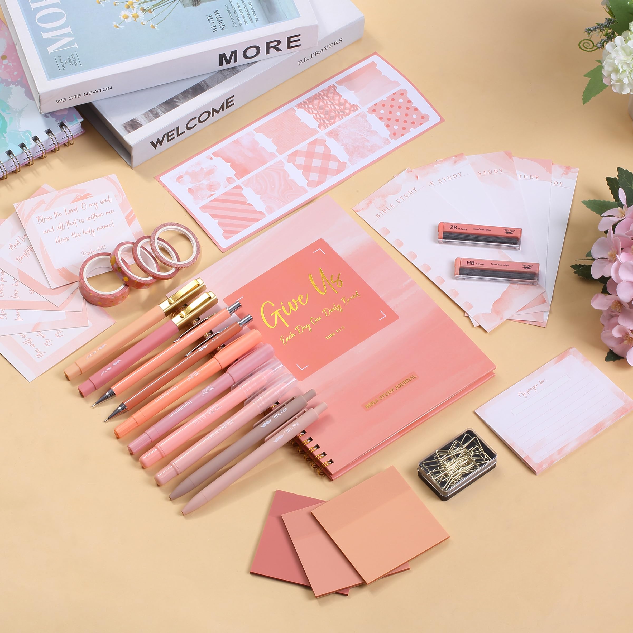 Mr. Pen- Bible Journaling Kit for Women, Forest Mist Color Theme, Bible Study Supplies Journaling Kit
