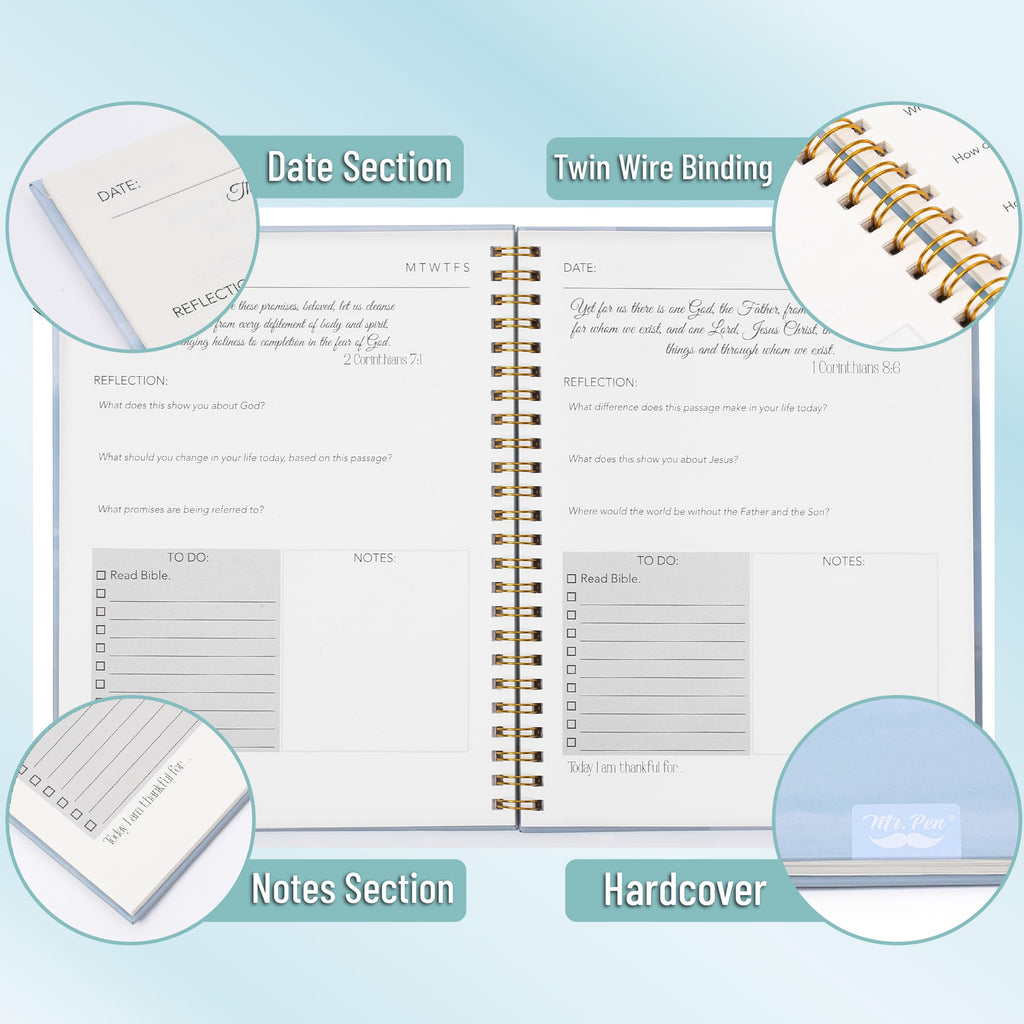 Mr. Pen- Bible Journaling Kit for Women, Golden Blush Color Theme, Bible Study Supplies Journaling Kit