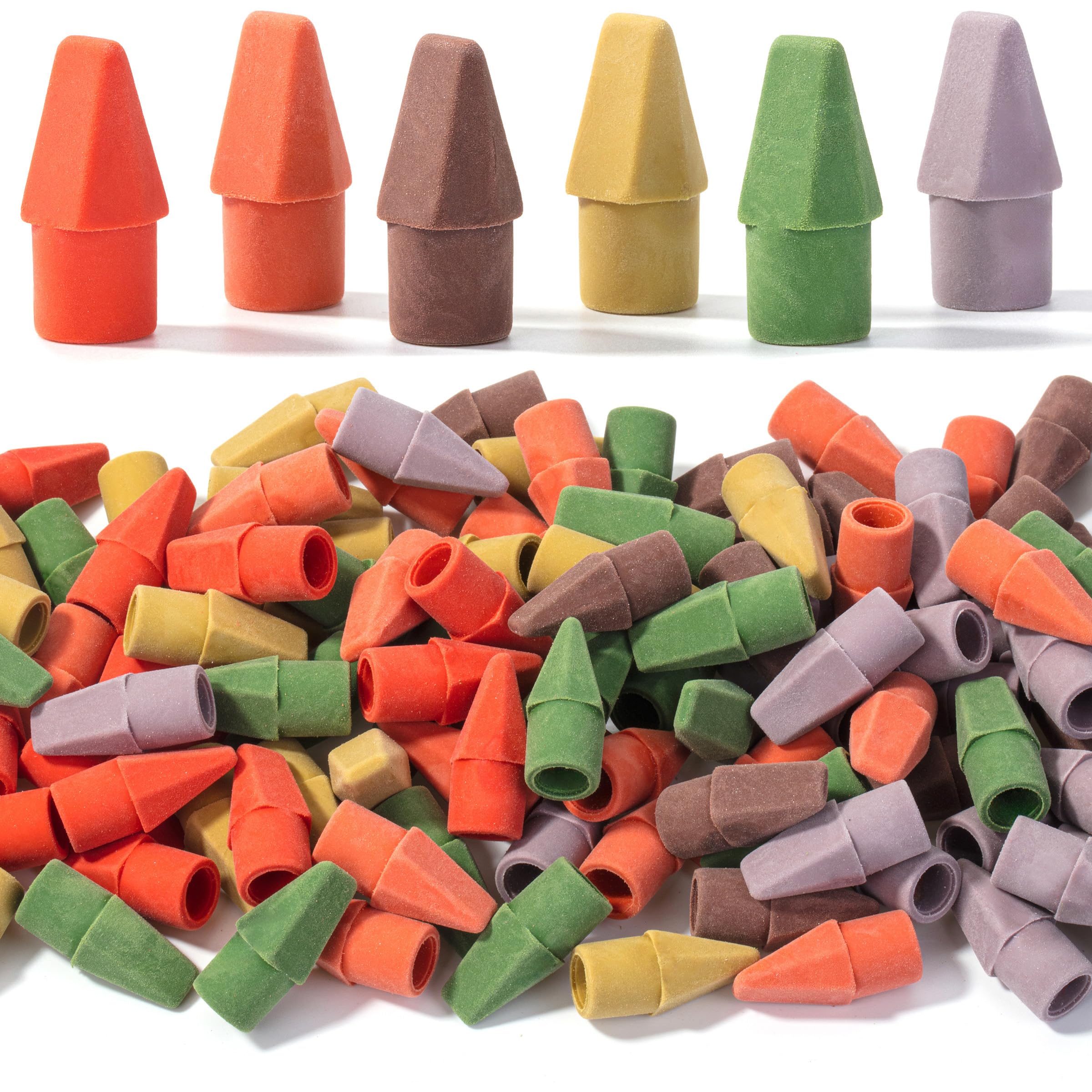 Mr. Pen Erasers for Pencils, 120 Pack, Pencil Top Erasers, Eraser Caps, Cap Tops, Topper Erasers. Ereaser